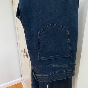 NWT Express Mid Rise Dark Wash Supersoft Bootcut Jeans Size 14